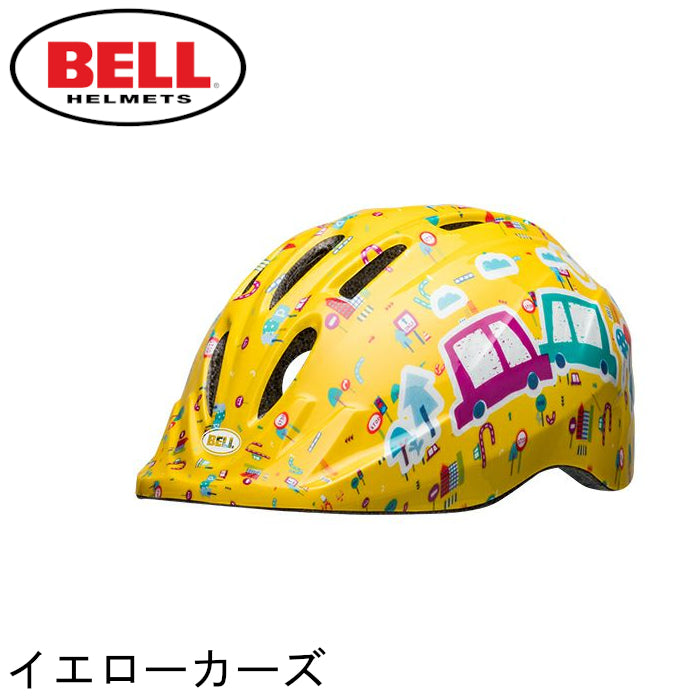 BELL【ZOOM3 :XS/Sサイズ(48〜54cm) M/Lサイズ(52〜56cm)】 イエローカーズ ヘルメット bell_zoom3_yellow