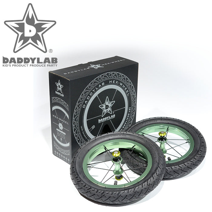 【12インチ用】DADDYLAB HEX-WHEEL+タイヤセット(2本セット)