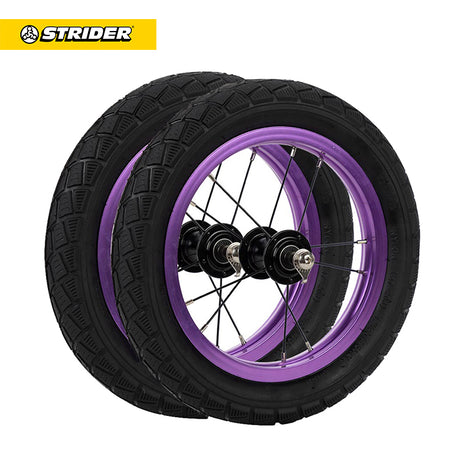 ハイトラクション12インチホイール＆ゴムタイヤ2本セット（全6色）【スポーツモデル/PROモデル専用】