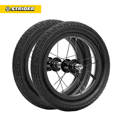 ハイトラクション12インチホイール＆ゴムタイヤ2本セット（全6色）【スポーツモデル/PROモデル専用】